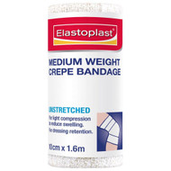 3 PACK OF Elastoplast Medium Weight Crepe Bandage 10cm X 1.6m