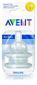 3 PACK OF Avent Silicone Teat Newborn 2 Pack