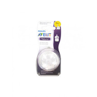 3 PACK OF Avent Natural Teat Newborn Flow 0m+ 2 Pack