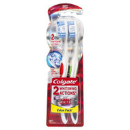 3 PACK OF Colgate Toothbrush Optic White Platinum Small 2 Pack