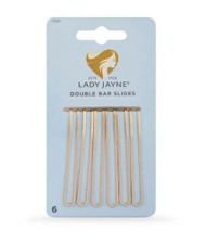 3 PACK OF Lady Jayne Double Bar Slides Assorted 6 Pack