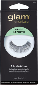 3 PACK OF Manicare Glam Christina Lashes