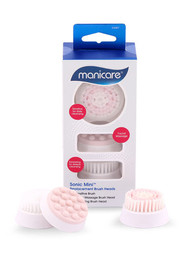 3 PACK OF Manicare Sonic Mini Facial Cleanser Replacement Brush Heads 3 Pack
