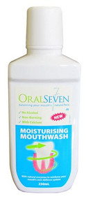 3 PACK OF Oral Seven Moisturising Mouthwash 250Ml