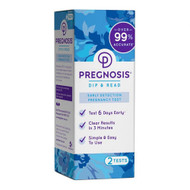 3 PACK OF Pregnosis Dip & Read Early Detection Pregnancy Test 2 Tests