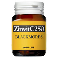 3 PACK OF Blackmores ZinvitC250 50 Tablets