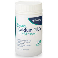 3 PACK OF Faulding Remedies Calcium Plus D3 + Minerals 100 Tablets