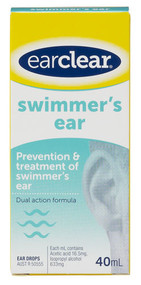 3 PACK OF Ear Clear Swimmers Ear 40ml