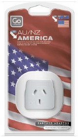 3 PACK OF Go Travel Adaptor Asia/Usa