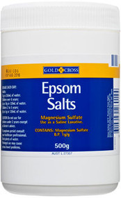 3 PACK OF Gold Cross Epsom Salts 500G