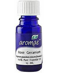 3 PACK OF Aromae Rose Geranium Essential Oil 12Ml