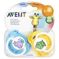 3 PACK OF Avent Soother Silicone 6-18 Months Fashion 2 Pack