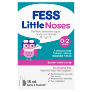 3 PACK OF Fess Little Noses Spray 15ml +Aspirator