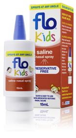 3 PACK OF Flo Kids Saline Spray 15ml