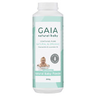 3 PACK OF GAIA Natural Baby Powder 200g