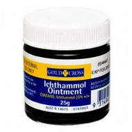3 PACK OF Gold Cross Ichthammol Ointment 25% 25G