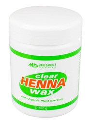 3 PACK OF Marc Daniels Clear Henna Wax Treatment 500g