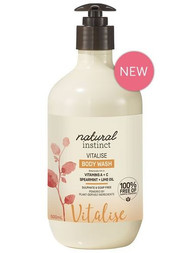 3 PACK OF Natural Instinct Vitalise Body Wash 500ml
