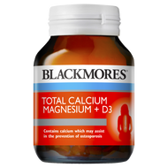 3 PACK OF Blackmores Total Calcium Magnesium + D3 60 Tablets