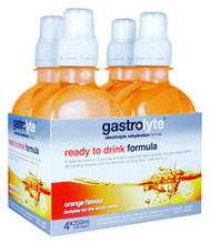 3 PACK OF Gastrolyte Ready To Drink Orange 250Ml X4