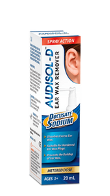3 PACK OF Audisol-D Docusate Sodium 20ml