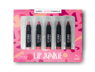 3 PACK OF Colour By TBN Lip Junkie Lip Crayons 5 Piece Set