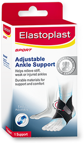 3 PACK OF Elastoplast Sport Adjustable Ankle Support