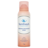 3 PACK OF Femfresh Deodorant Spray 75g