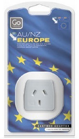 3 PACK OF Go Travel Adaptor Europe
