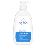 3 PACK OF Kenkay Dry Skin Body Wash Pump 500ml
