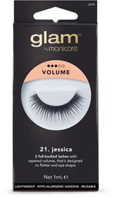 3 PACK OF Manicare Glam Jessica Lashes
