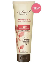 3 PACK OF Natural Instinct Skin Radiance Moisturiser 125ml