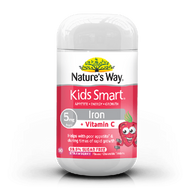 3 PACK OF Natures Way Kids Smart Iron Chewable Tablets 50 Tablets
