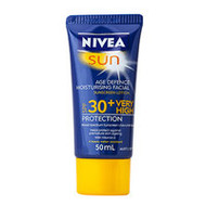 3 PACK OF Nivea Sun Daily Defence Face Cream Spf30+ 50ml