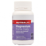 3 PACK OF Nutra Life Magnesium Forte Daily 50 Capsules