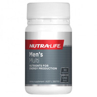 3 PACK OF Nutra Life Mens Multi 30 Capsules