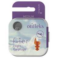 3 PACK OF Otifleks Flier Flight Earplugs Medium 1 Pair
