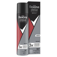 3 PACK OF Rexona Men Clinical Protection Sport Aerosol Deodorant 180ml