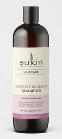 3 PACK OF Sukin Sensitive Micellar Shampoo 500ml