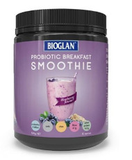 3 PACK OF Bioglan Probiotic Breakfast Smoothie Blueberry Muffin 500g