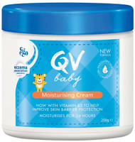 3 PACK OF Ego QV Baby Moisturising Cream 250g