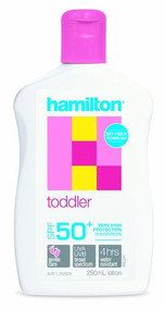 3 PACK OF Hamilton Toddler Sunscreen SPF50+ Lotion 250ml