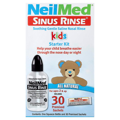 <img alt="NeilMed, Kids, Sinus Rinse Starter Kit, For Ages 2 & Up, 1 Kit" title="NeilMed, Kids, Sinus Rinse Starter Kit, For Ages 2 & Up, 1 Kit,705928014008"