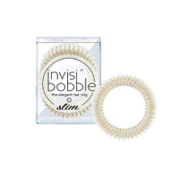3 PACK OF Invisibobble Slim Hair Tie Stay Gold