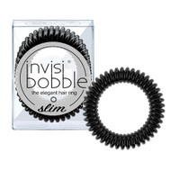 3 PACK OF Invisibobble Slim Hair Tie True Black