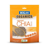 3 PACK OF Bioglan Organics Organic Chia Seeds 750g