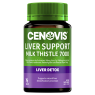 3 PACK OF Cenovis Liver Support Milk Thistle 7000 Tablets 75