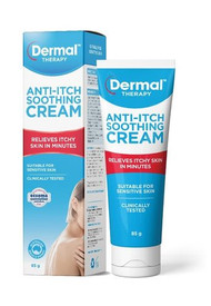 3 PACK OF Dermal Therapy Anti-Itch Soothing Cream 85g