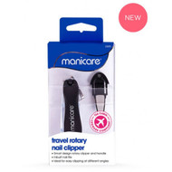 3 PACK OF Manicare Travel Rotary Nail Clipper With File