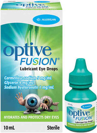 3 PACK OF Optive Fusion Eye Drops 10ml